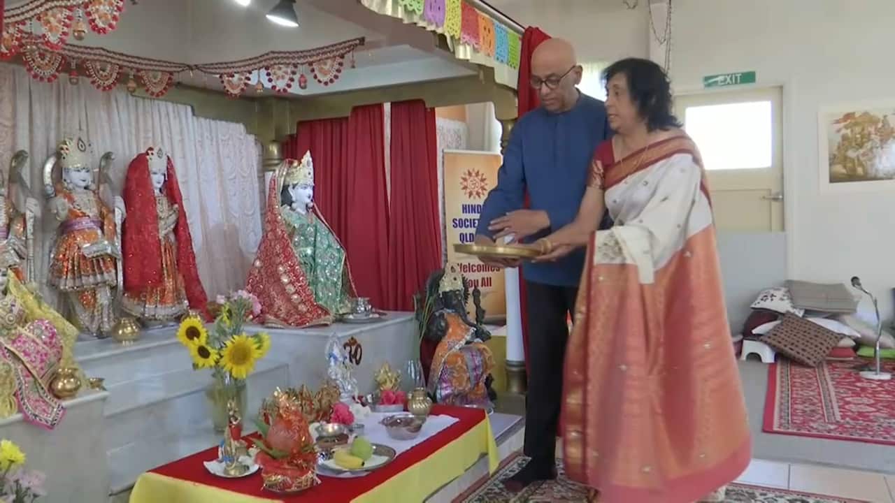 Umesh and his wife Usha.