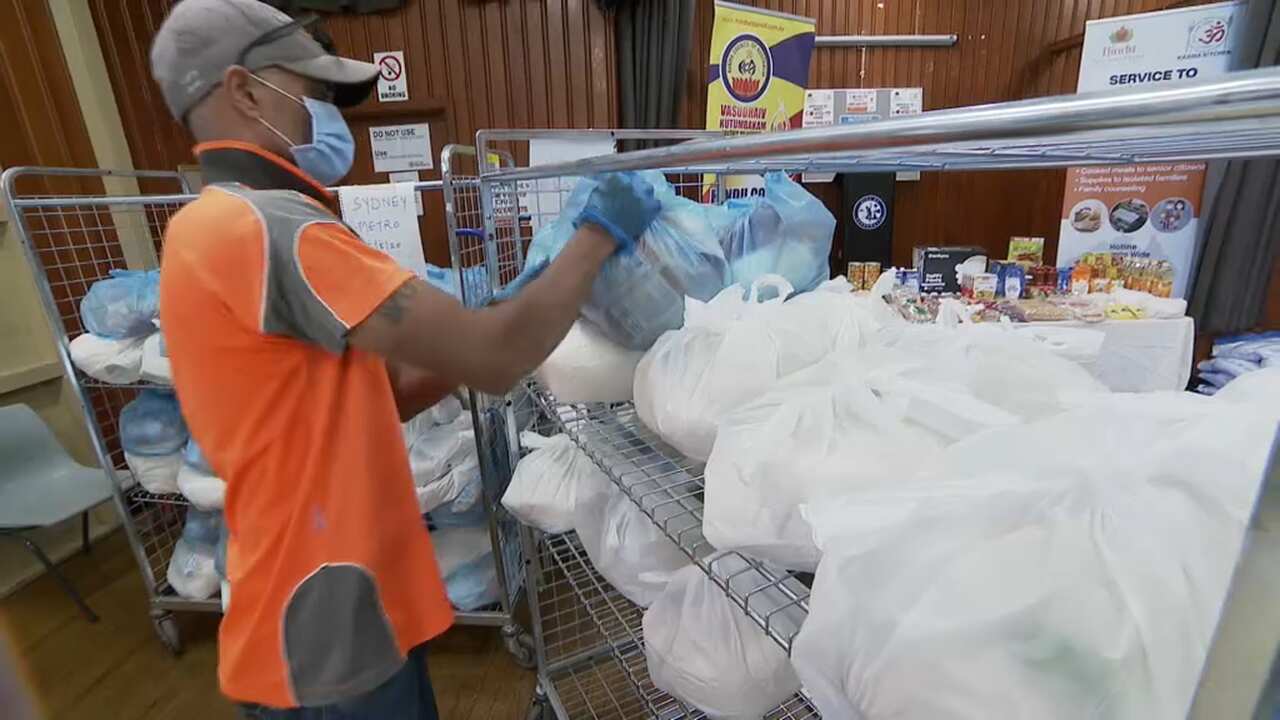 The team of volunteers have distributed around 1,000 grocery packages since the beginning of March.      