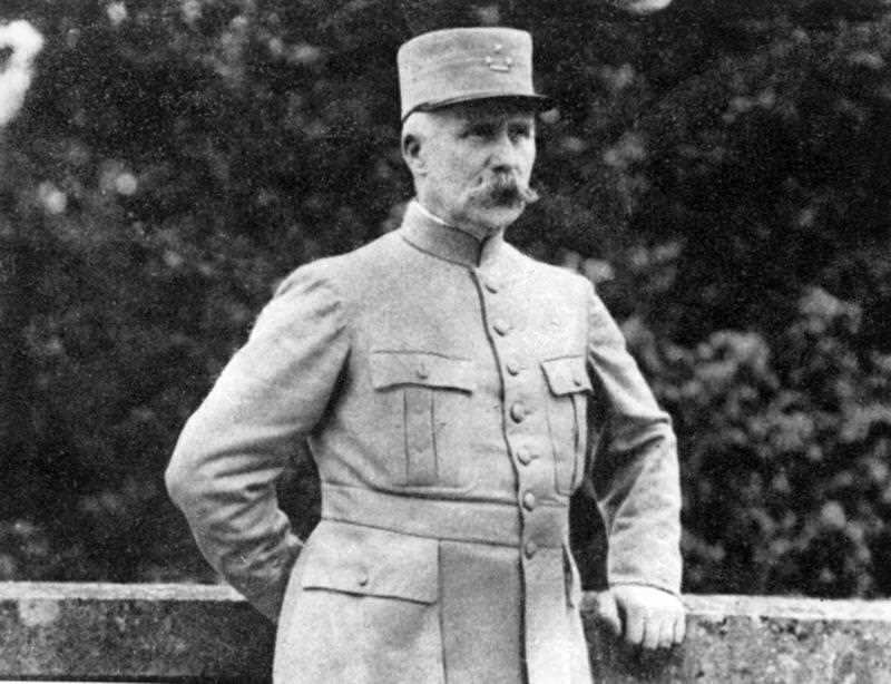General Philippe Petain while commander in chief of the French Armies.