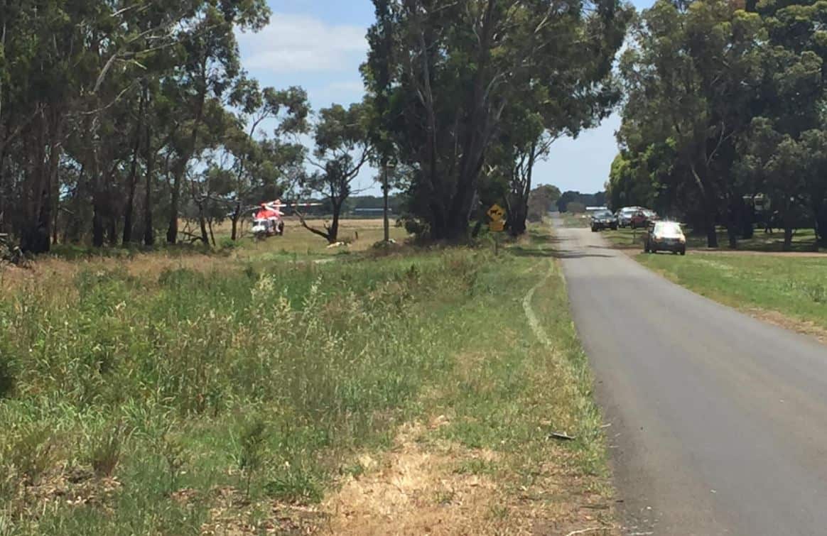 Emergency services arrive at the scene, following the boy's death.