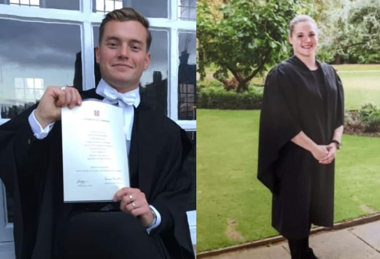 Jack Merritt, 25, of Cottenham, Cambridgeshire and Saskia Jones, 23, of Stratford-upon-Avon, Warwickshire, both died from stab wounds.