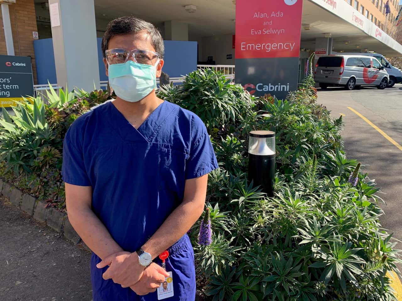 Dr Vineet Sarode is grateful to have a local supply of gowns and masks.