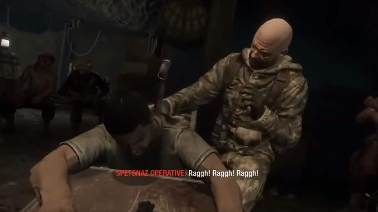 An image grab from the video screened by the President in his meeting with game-industry executives.