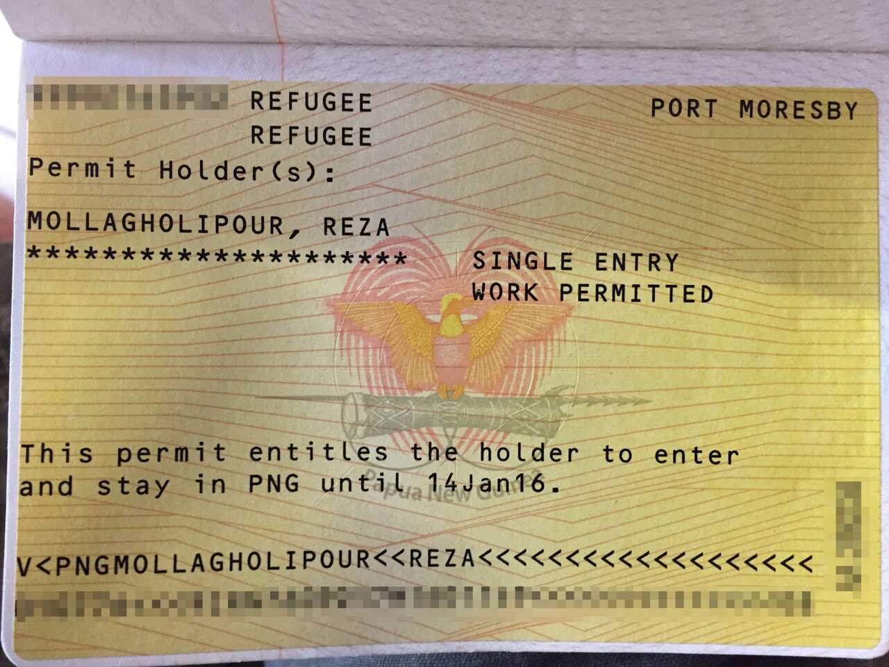 REZA PASSPORT