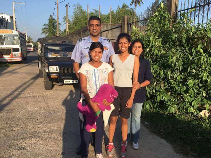 The family of Shehana Vithana