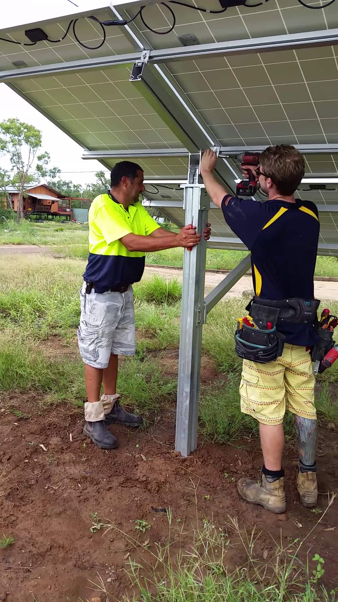 As well as using contractors from main cities, AllGrid trains and employs locals to install and maintain their energy systems.