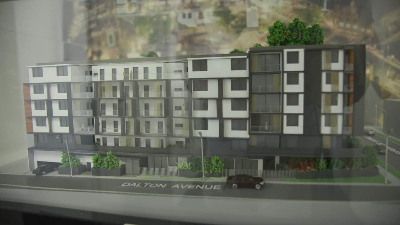 Dalton Avenue apartments model