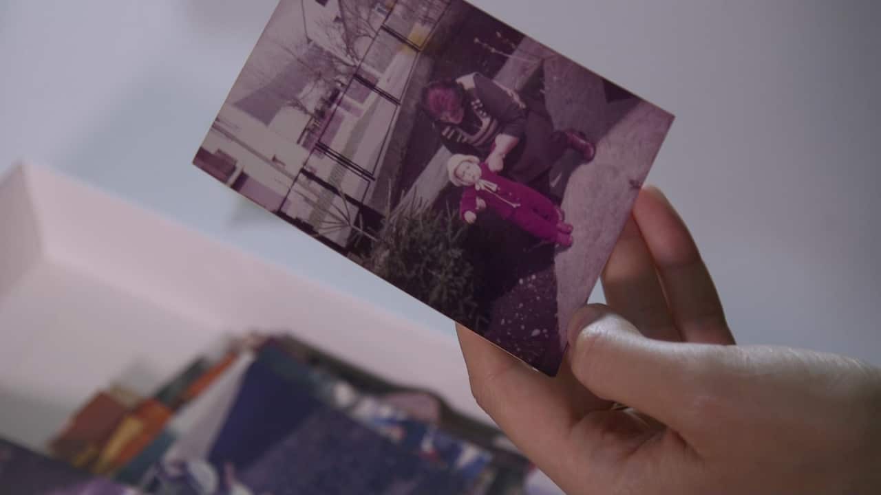 A photo of Ms Špetić with her grandmother.