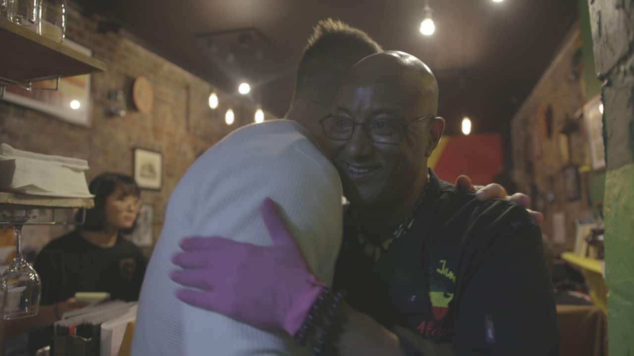 Joe is famous for his warm and friendly relationship with customers.