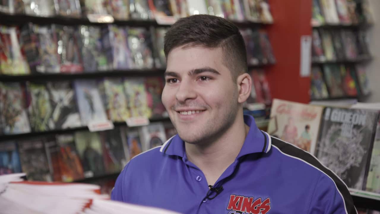 Angelo Vlastaras is one of George's three children who have worked in the store. 