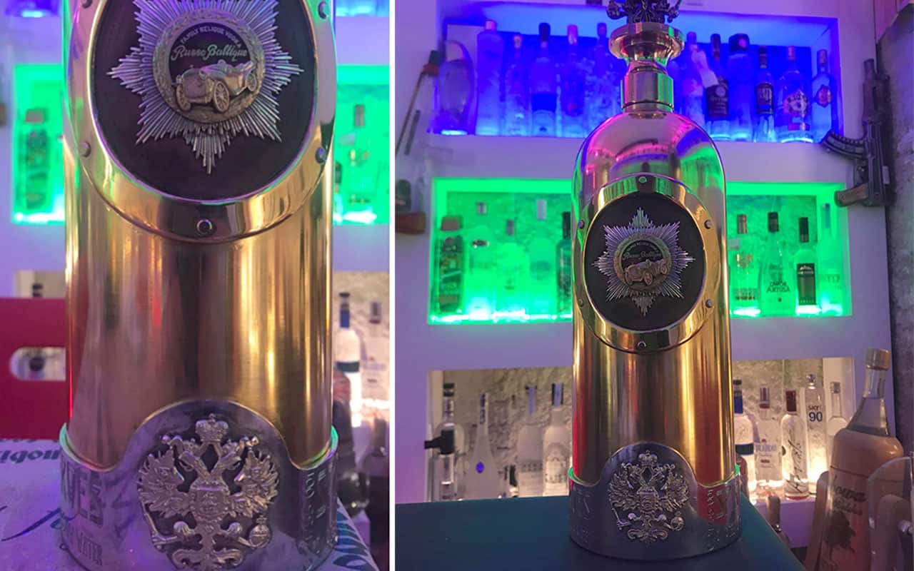 Copenhagen police are investigating the theft of a bottle of vodka that is claimed to be the world's most expensive at US $1.3 million.