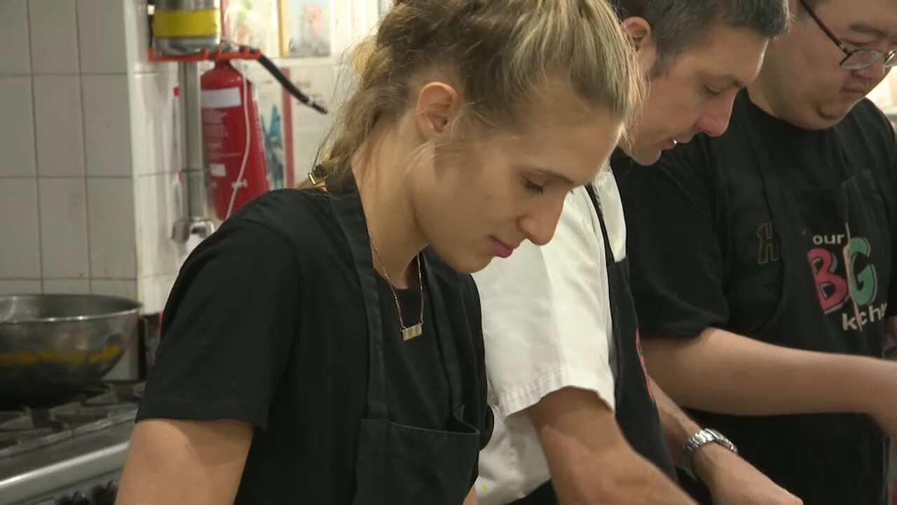 The kitchen operates with the help of almost 1,000 volunteers. 