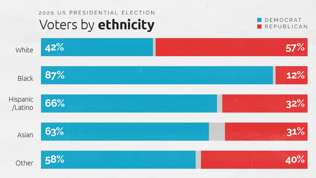 Votes by ethnicity