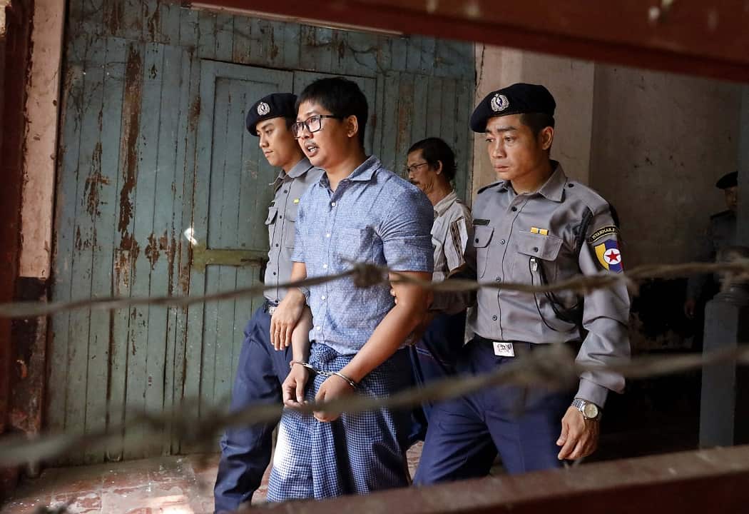 Thirty-one-year-old Reuters journalist Wa Lone.