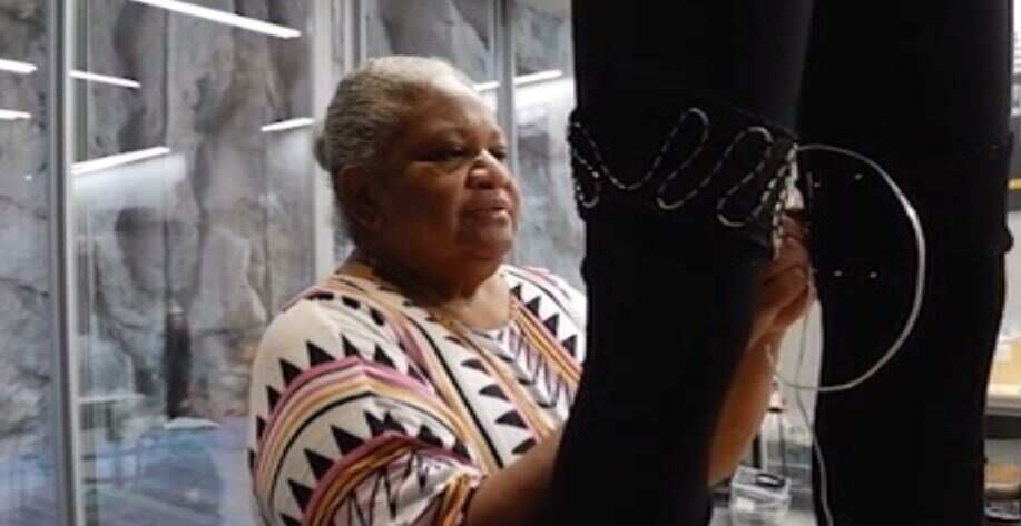 The trip was the first time Ruth Saveka had visited Asia. 