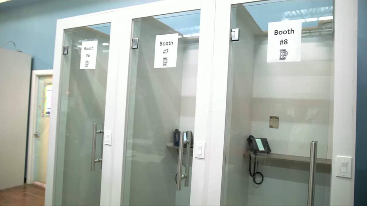 The converted Walmart store in Brownsville, Texas.