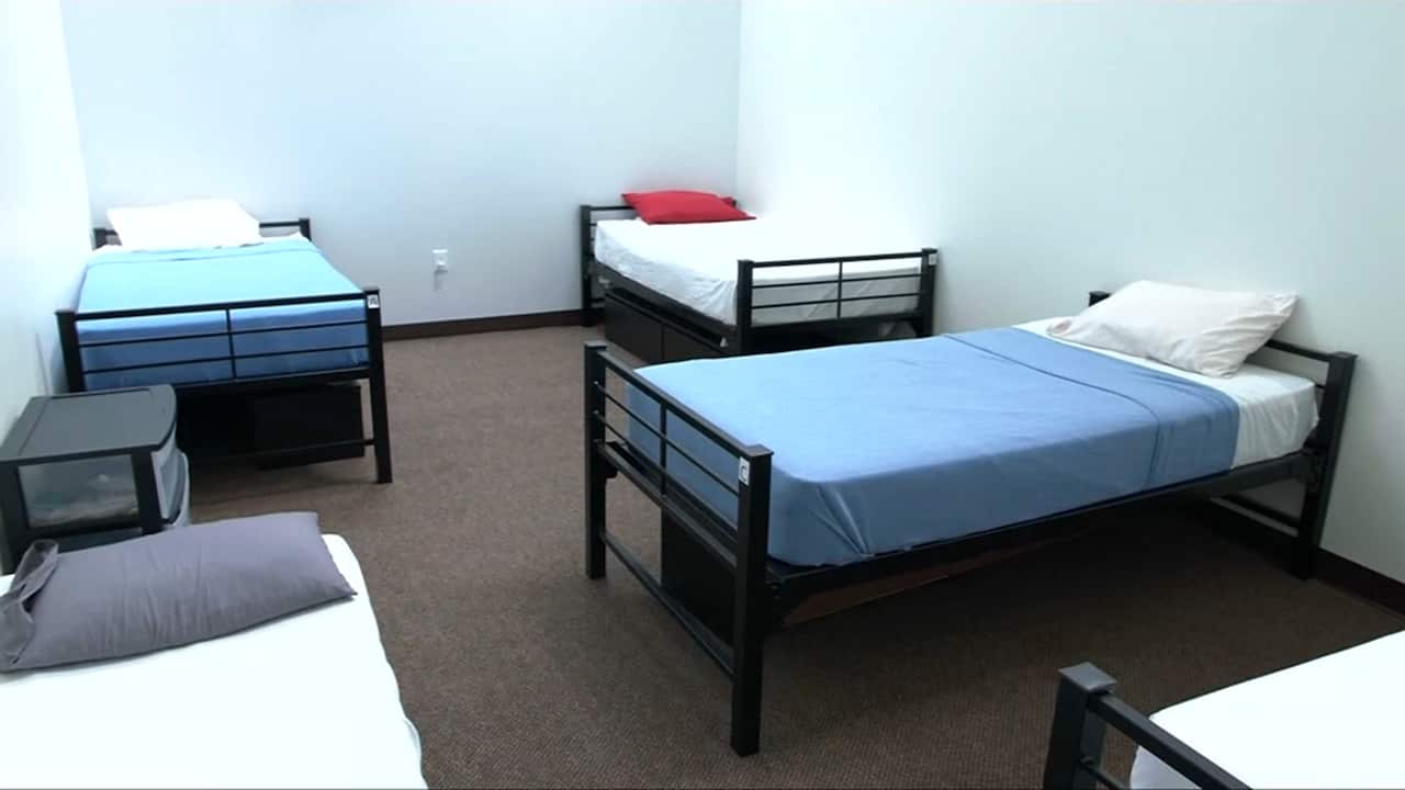 The converted Walmart store in Brownsville, Texas.