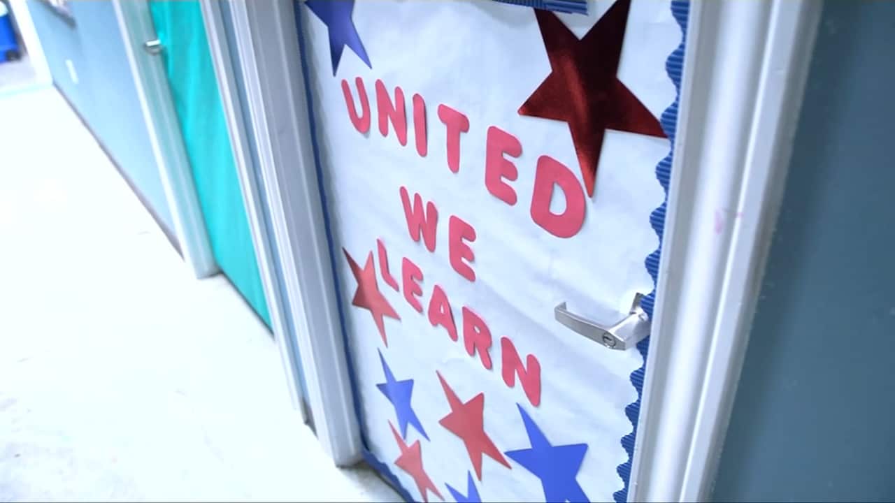 The converted Walmart store in Brownsville, Texas.