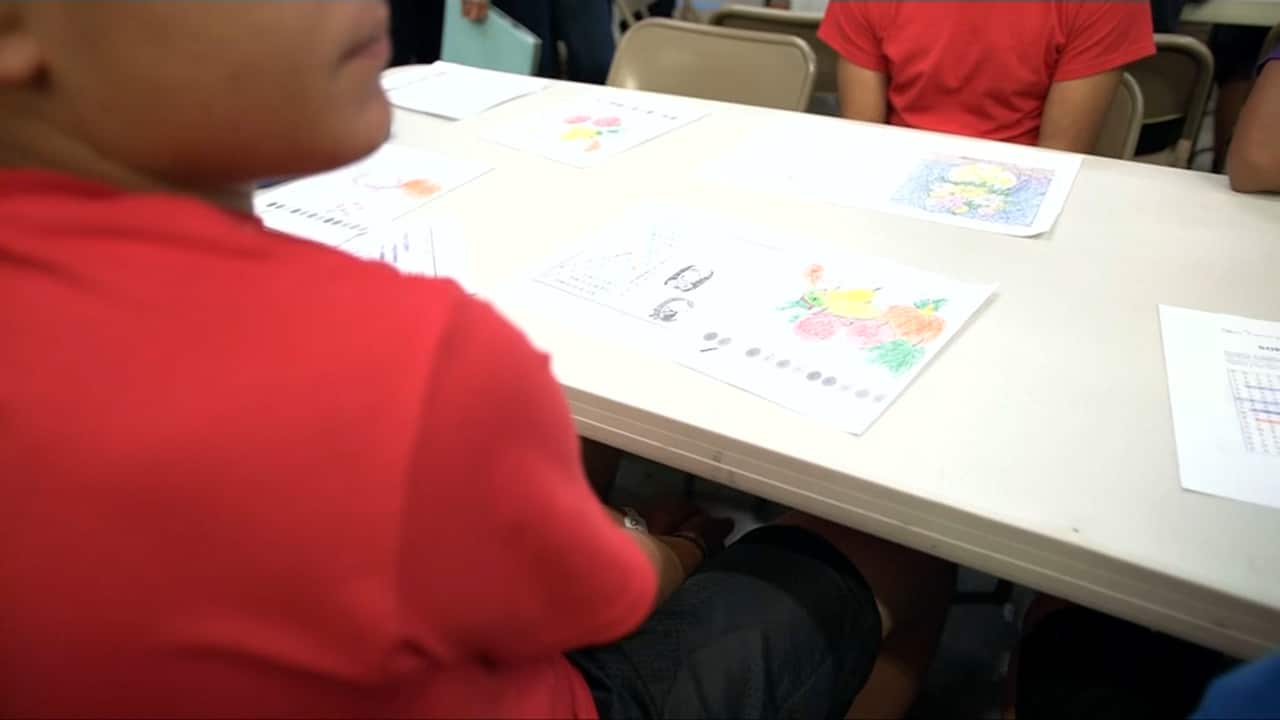 The converted Walmart store in Brownsville, Texas.