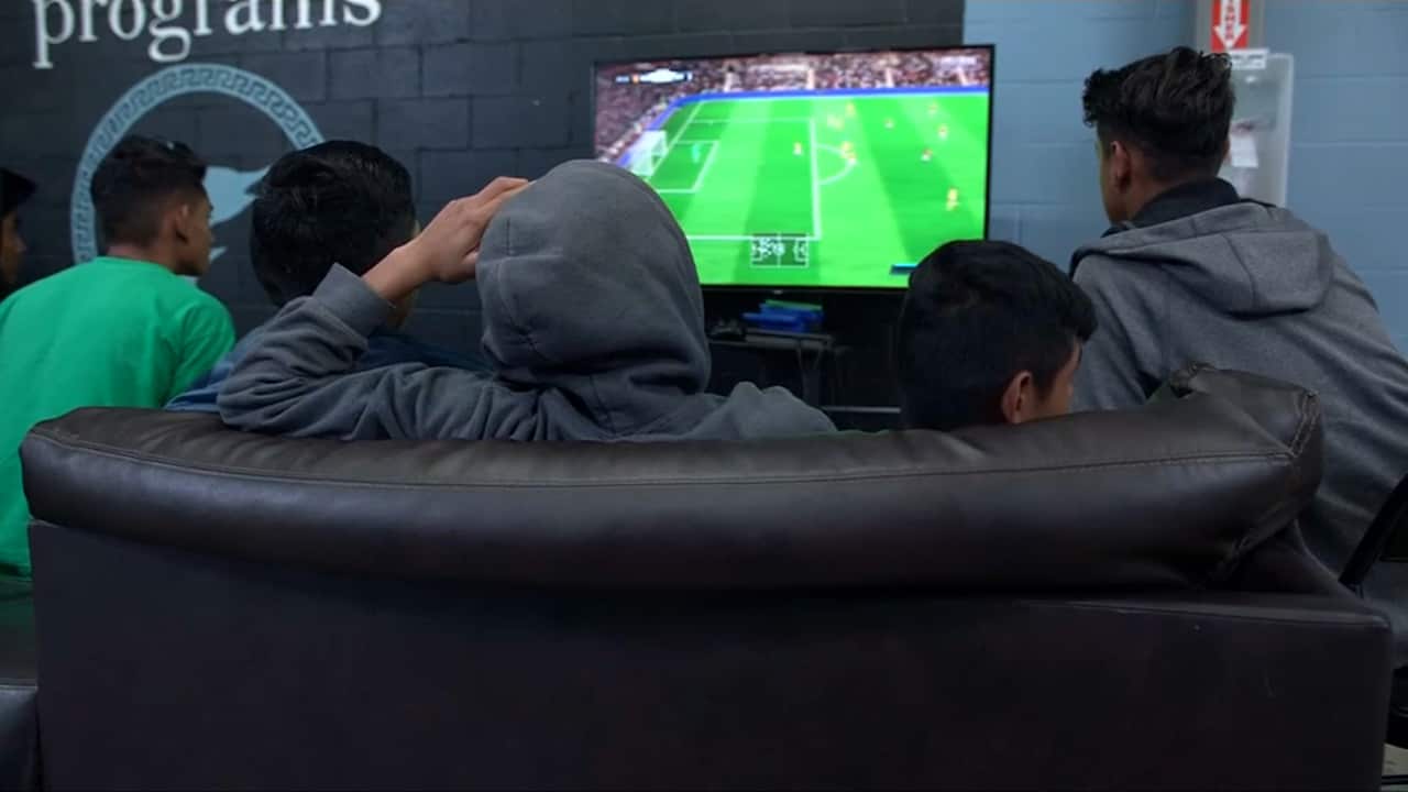 The converted Walmart store in Brownsville, Texas.