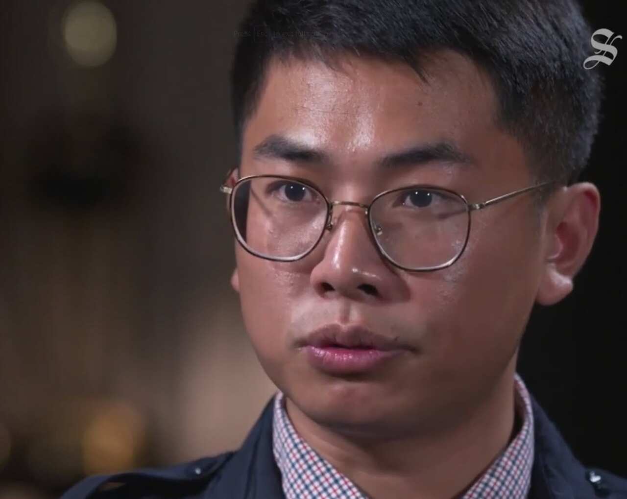 Wang "William" Liqiang speaks to 60 Minutes.