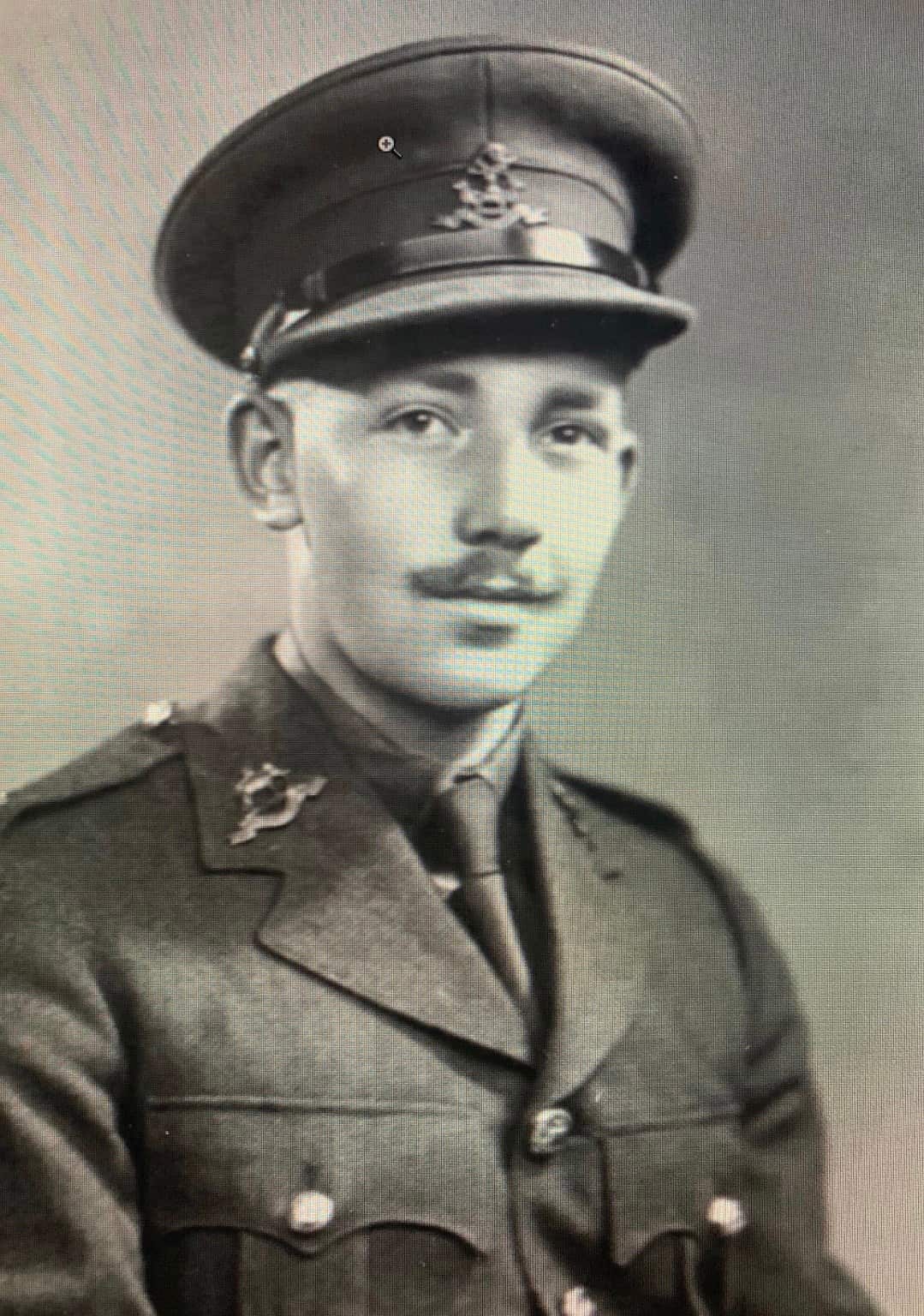 A undated handout photo made available by Maytrix Group shows British Army Captain Tom Moore in uniform. 
