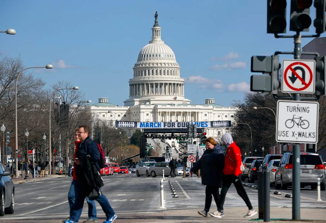 Preparations are underway ahead of the March for Our Lives rally in Washington DC.