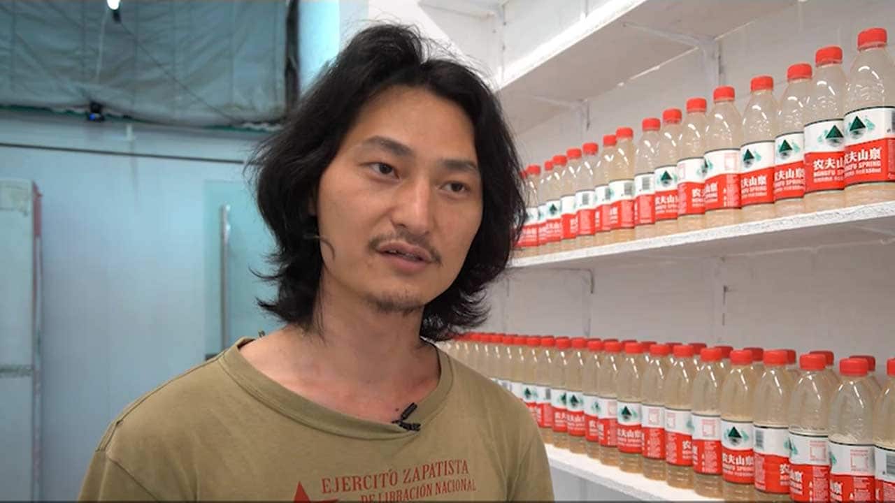 The artist known as ‘Nut Brother’.