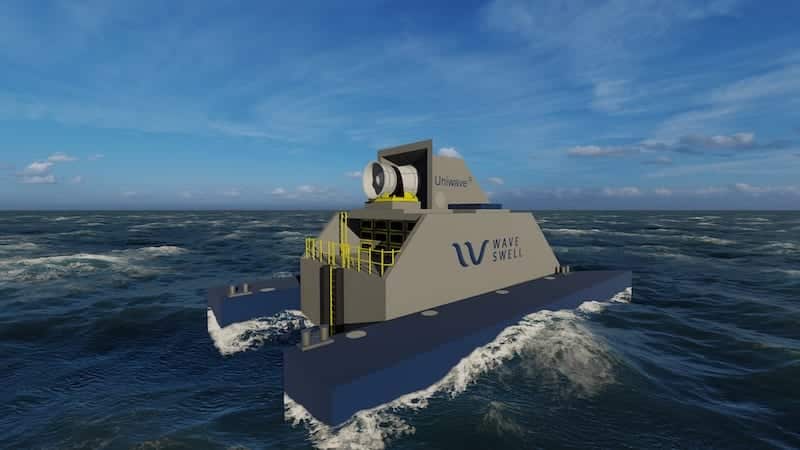 The Wave Swell unit looks like a sturdy boat.