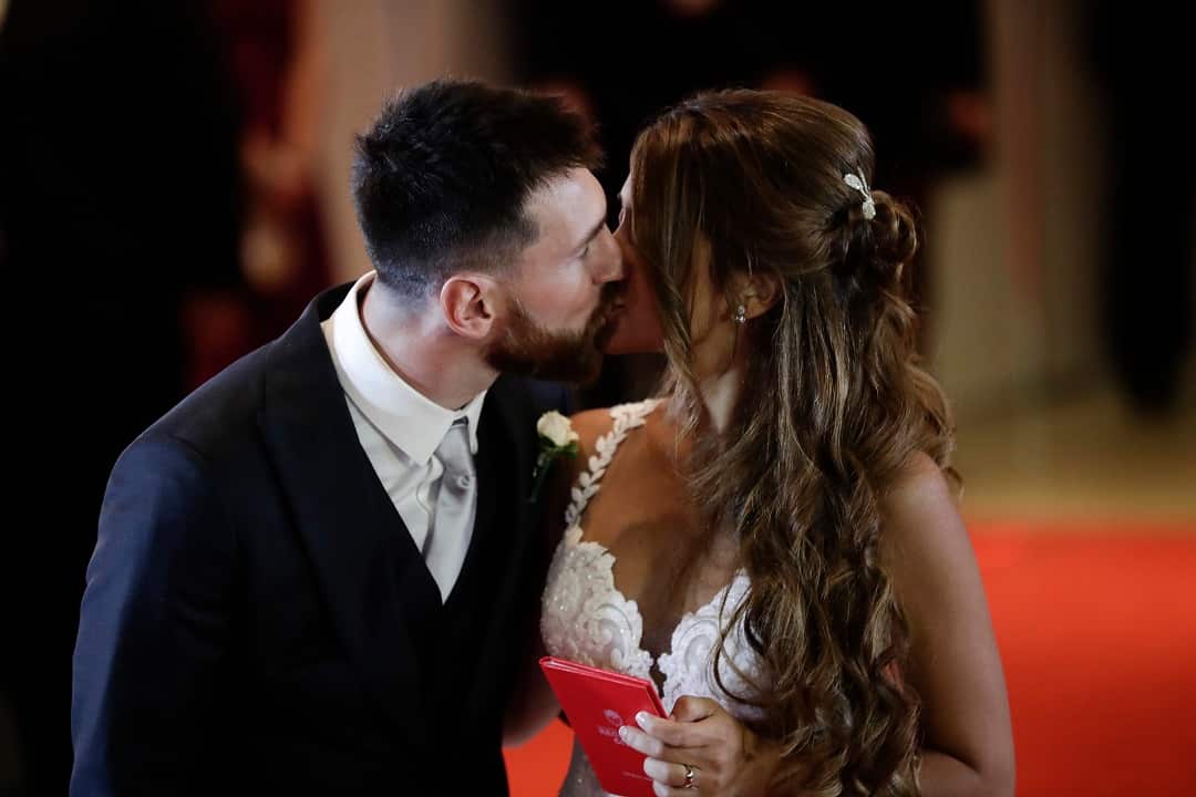 Lionel Messi and Antonella Roccuzzo