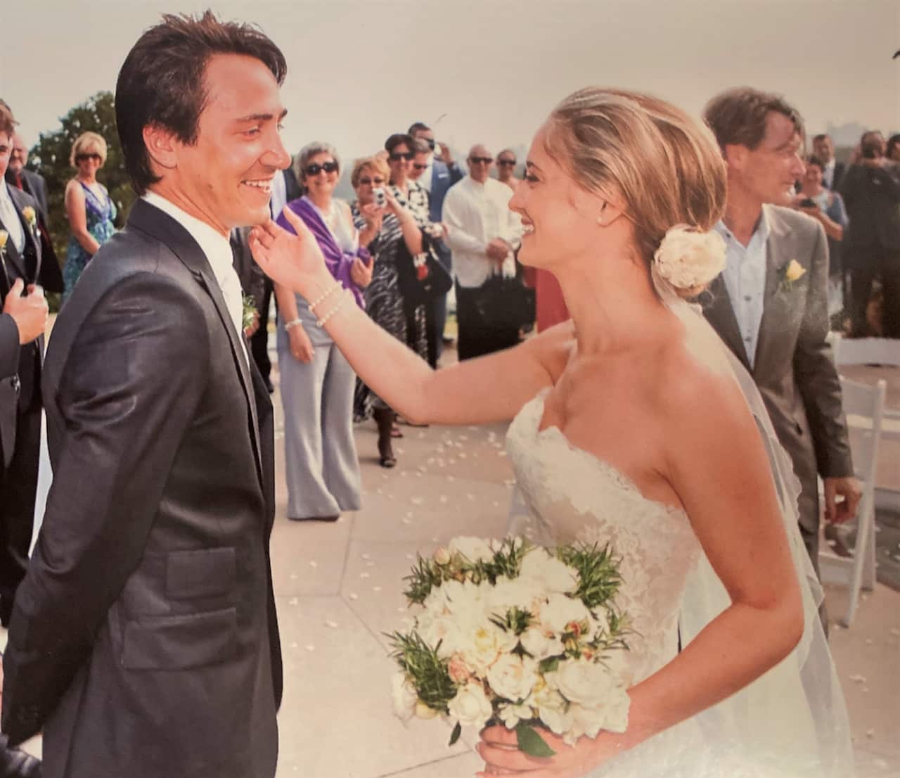 Alena and Pierre married in Sydney.