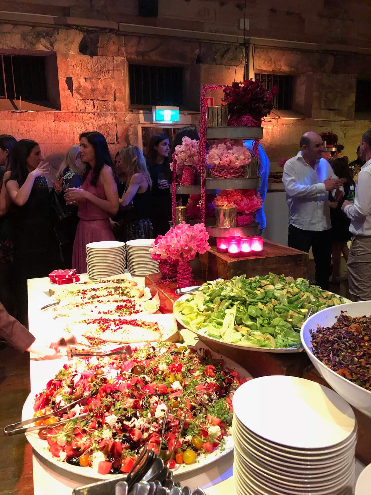 Kosherlicious catering food at a wedding event 
