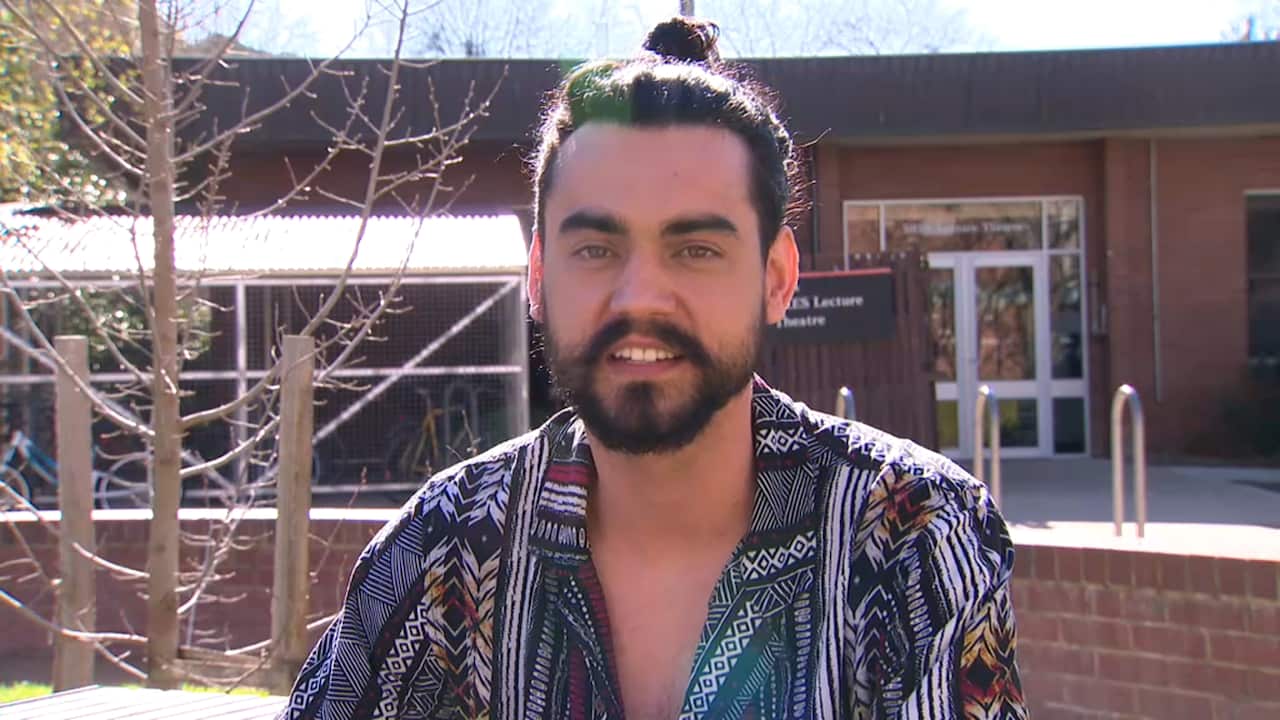 Weli Menario, 27, is studying the behavioural differences in kangaroos.