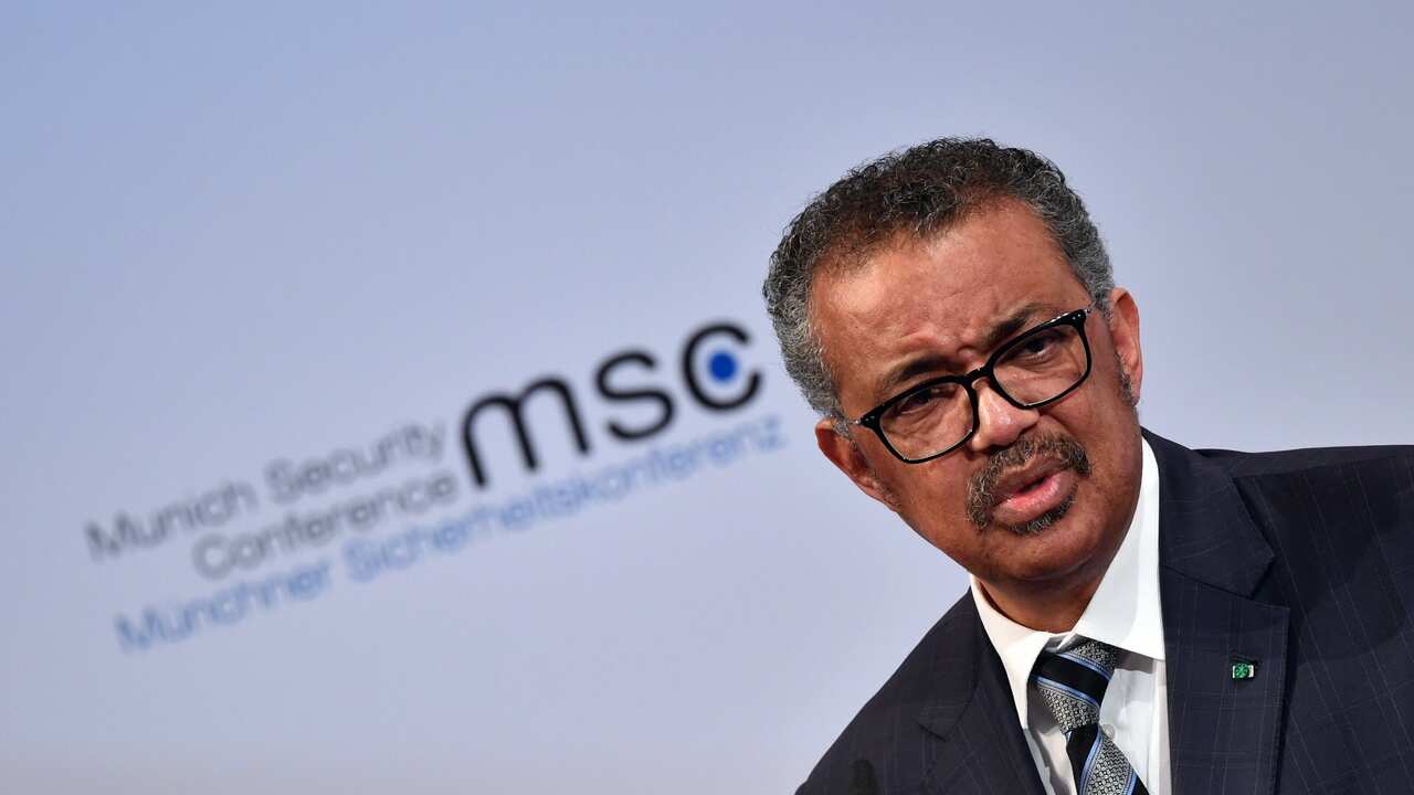 Director General of the World Health Organization Tedros Adhanom Ghebreyesus.