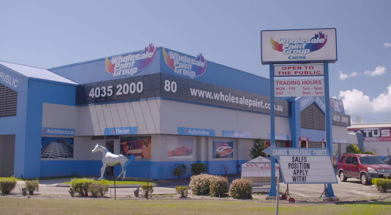 Wholesale Paint Group's Carins HQ.