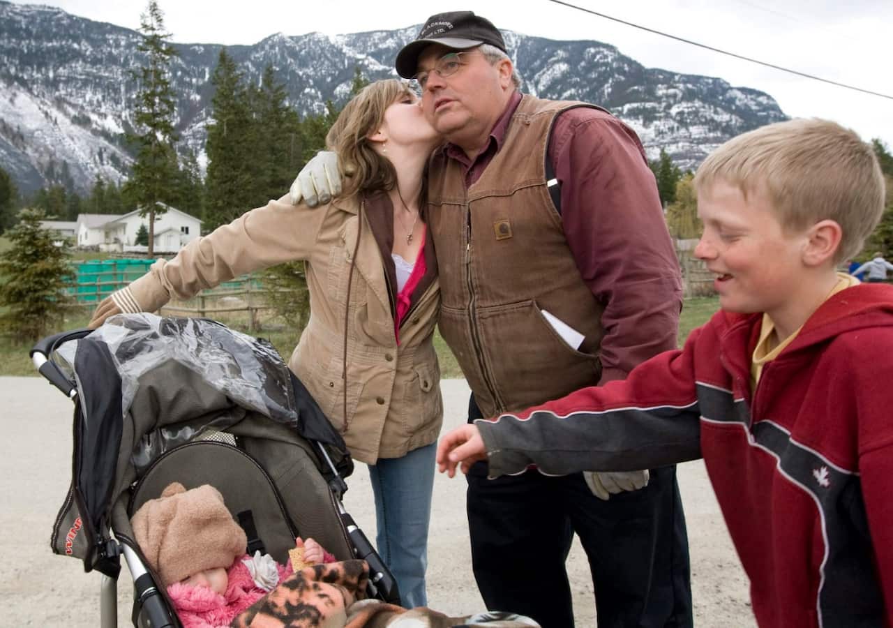In this April 21, 2008 file photo, Winston Blackmore the religious leader of the polygamous community of Bountiful located near Creston, British Columbia