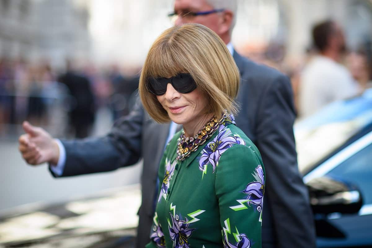 US Vogue editor Anna Wintour arriving at the Victoria Beckham catwalk show, during Spring/Summer 2020 London Fashion Week, at the Foreign and Commonwealth Office, London. 