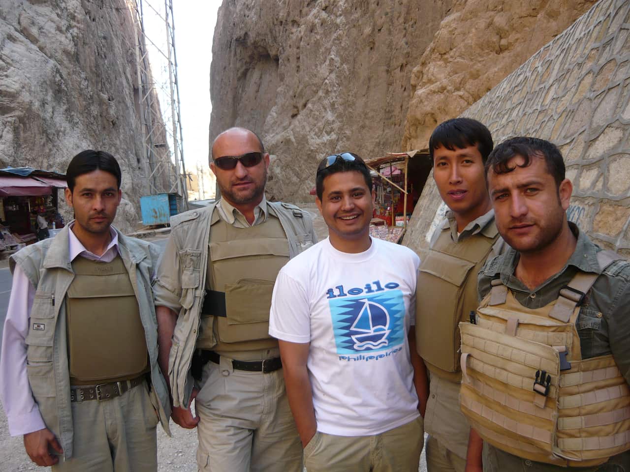 Momand had to operate his business in Afghanistan with several bodyguards.