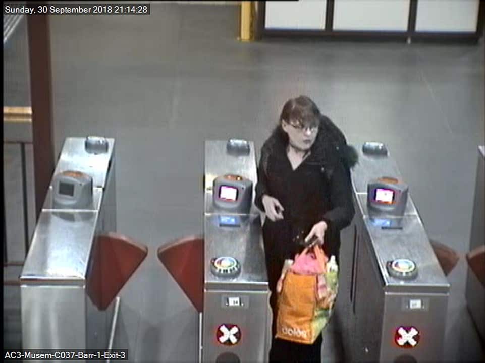 Nicole Cartwright was captured on CCTV before she vanished.