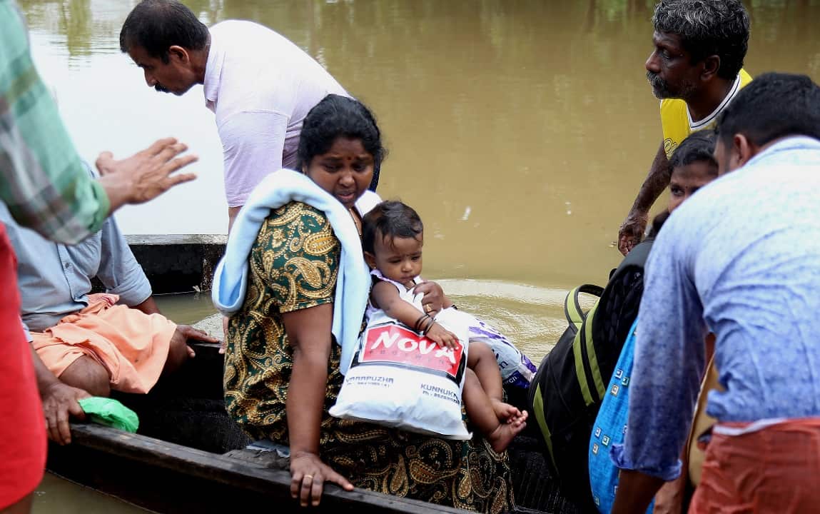 Kerala has been battered by record monsoon rainfall 