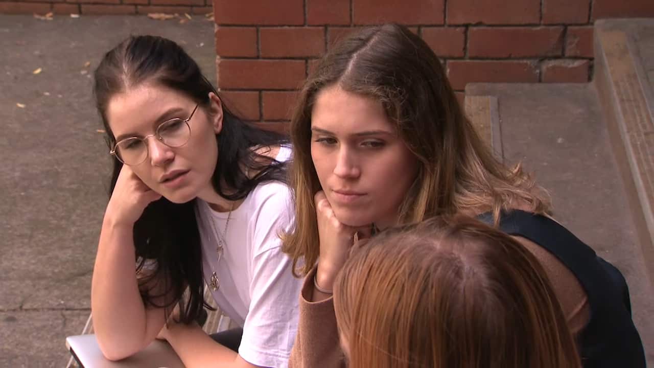 Young, female political students Ella Longhurst and Isabella Skelton say they are disillusioned.