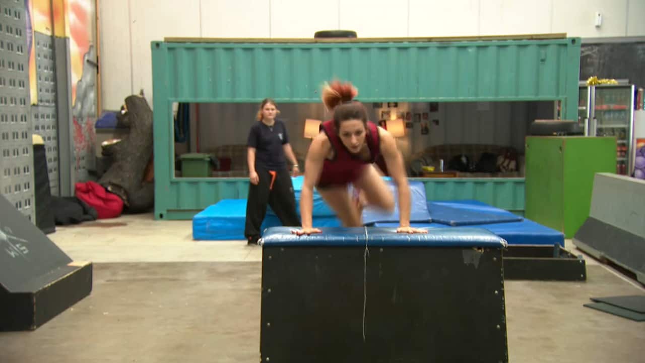 Stephania Zitis trains at the AAPES gym in Sydney.