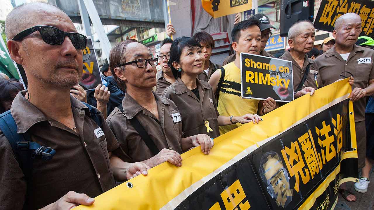 Hong Kong protestors
