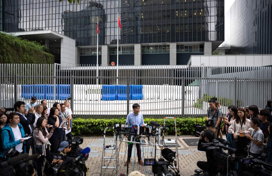Pro-democracy activist Joshua Wong was a leading figure in previous Hong Kong protests. 