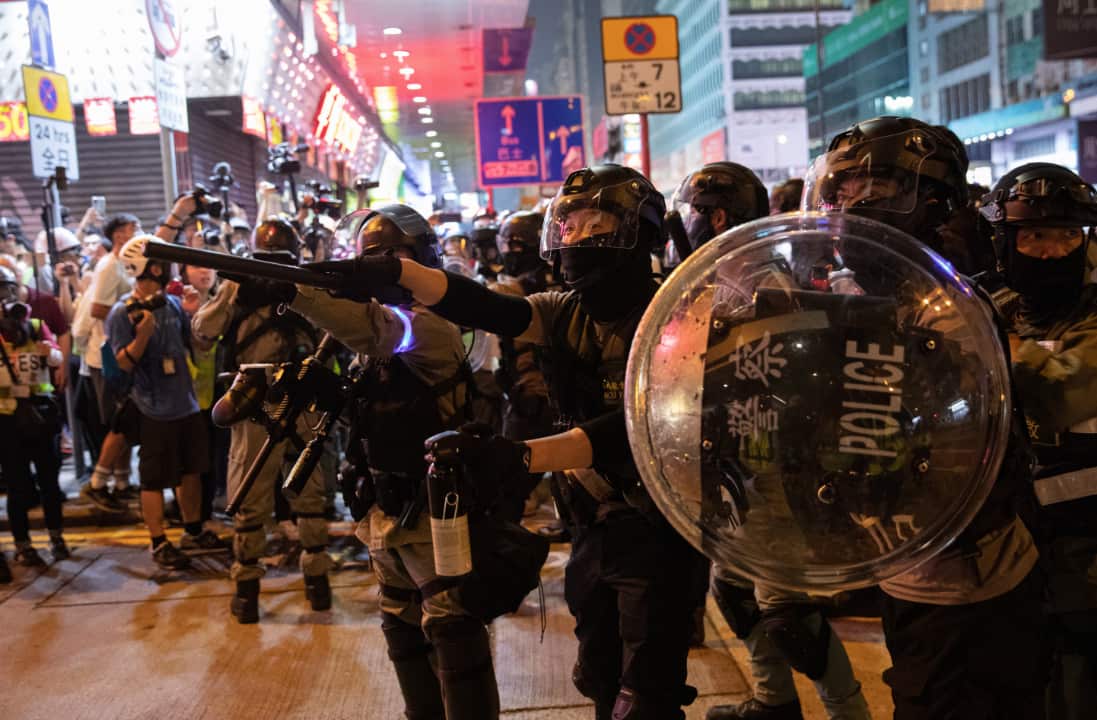 The city of Hong Kong has been wracked by two months of protests fuelled by growing political unease. 