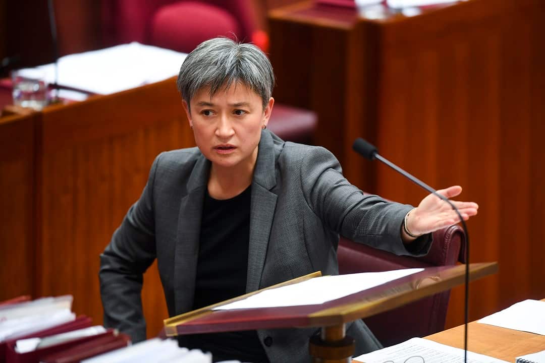 The Labor Senate leader heavily rewrote her speech after the Christchurch massacre a fortnight ago.