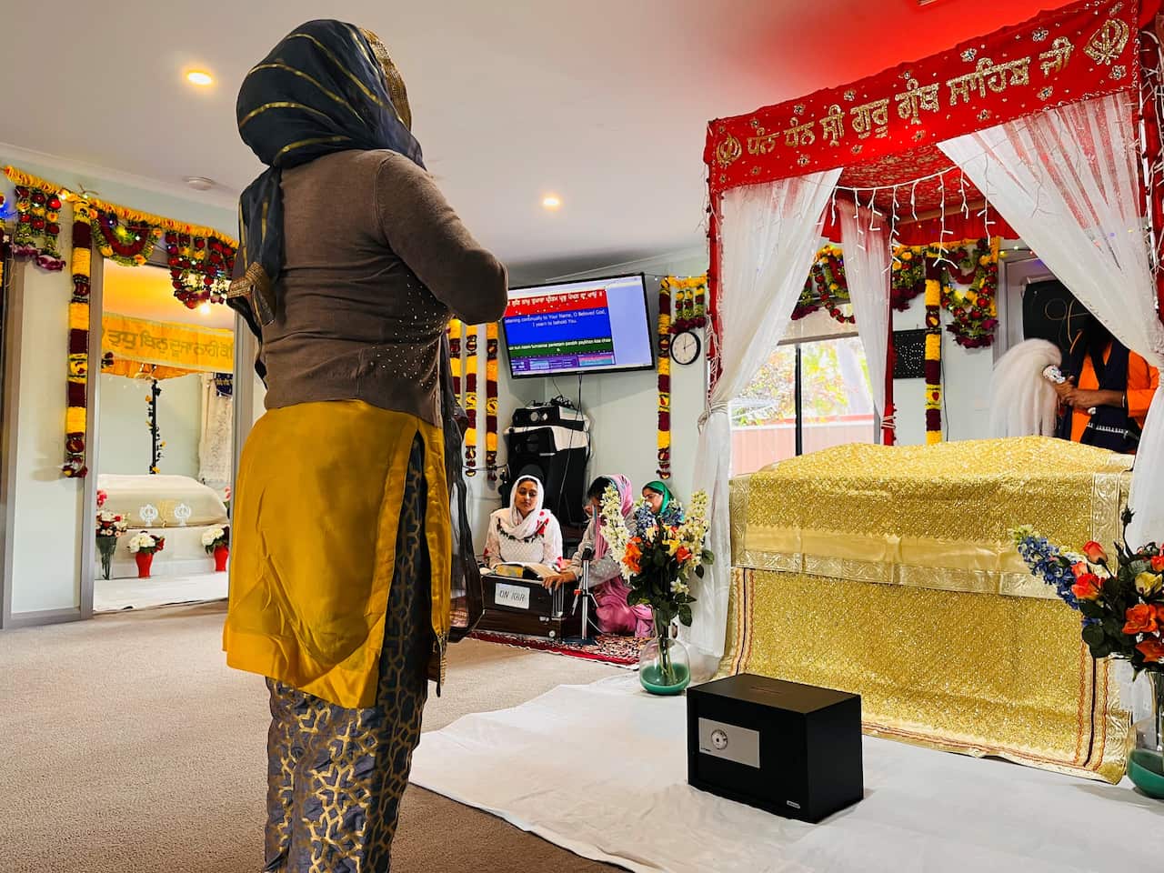 Worship rituals in Albury Wodonga Gurdwara