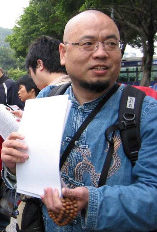 FILE: A Chinese court has sentenced Wu Gan to eight years in prison for subversion. 