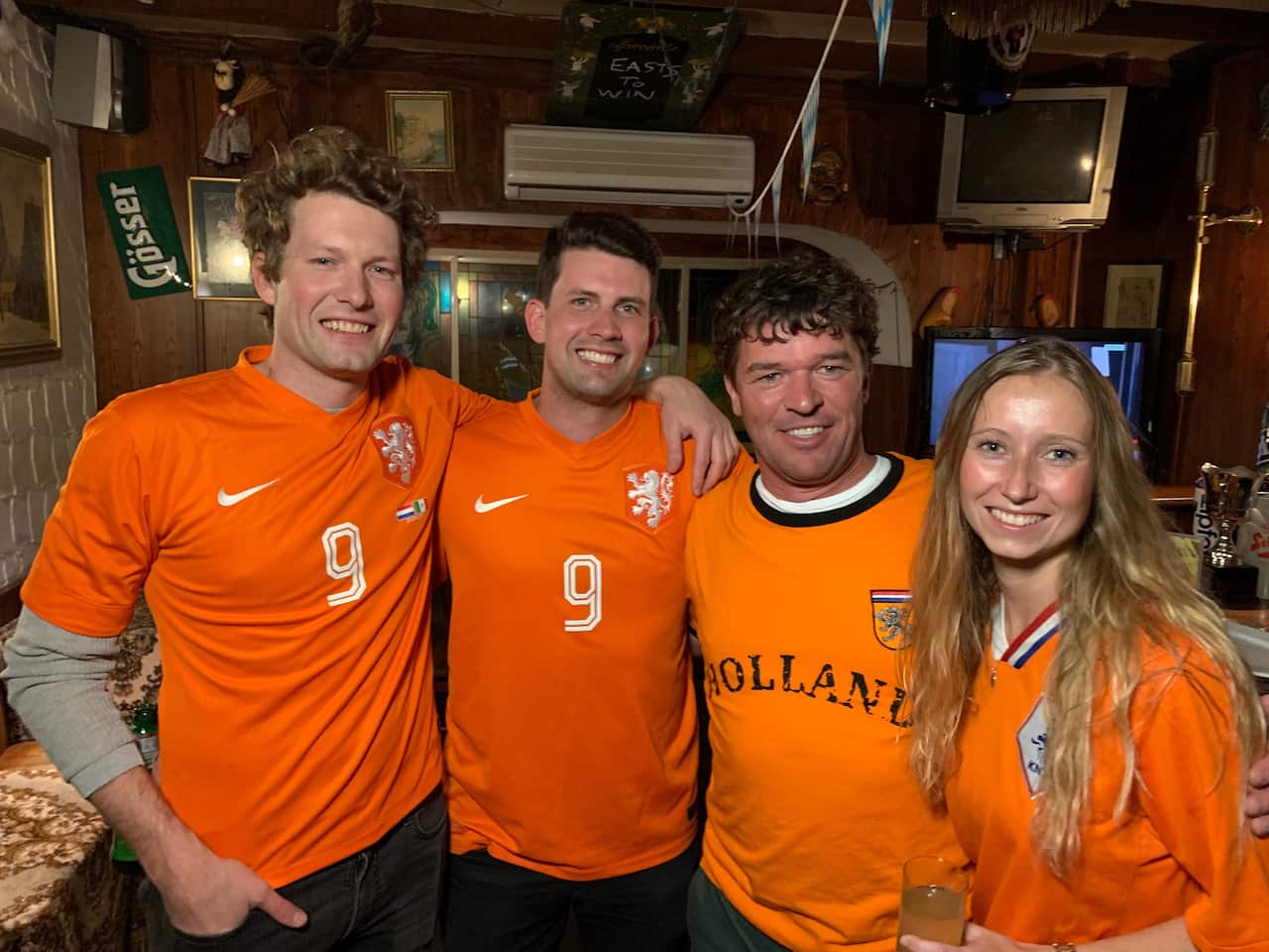 Enjoying some homespun entertainment