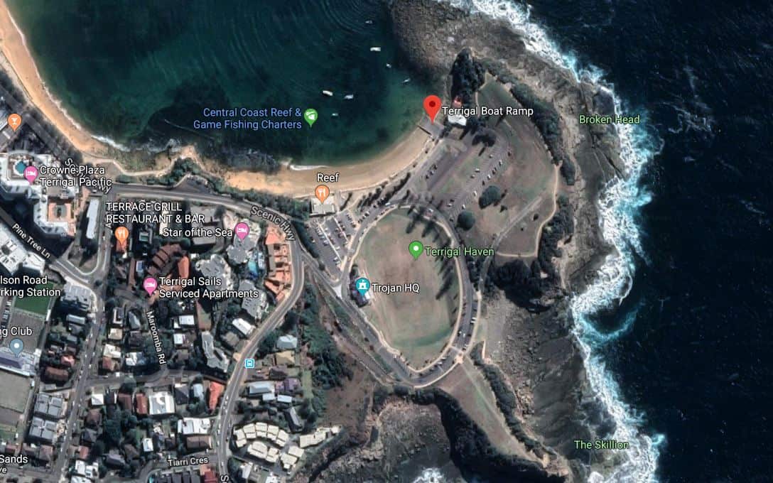 The location where the body was found.